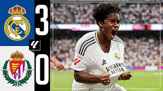 HIGHLIGHTS  Real Madrid 30 Real Valladolid  LaLiga 202425 [upl. by Kowalski632]