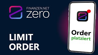 Limit Order  finanzennet zero Tutorial [upl. by Tay]