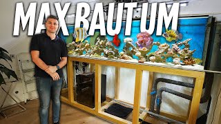 Max muss sein 3000 Liter Aquarium umbauen  PlanktonPlus Aquaristik [upl. by Arriat154]