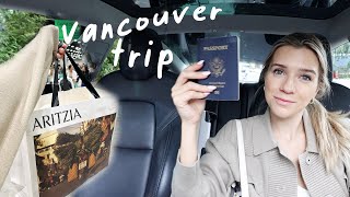 Taking a road trip to canada  crazy Aritzia warehouse sale [upl. by Dafodil]