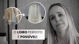 CABELO RESSECADO EMBORRACHADO E COM COR AMARELADA TEM SOLUÇÃO [upl. by Yatnahs]