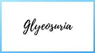 glycosuria exam notes Biochemistry [upl. by Nigam]