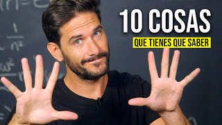 10 COSAS FUNDAMENTALES que tienes que saber sobre Física [upl. by Attena]