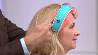 HairMax LaserBand 41 StretchFit Hair Growth Laser Device on QVC [upl. by Aroon]