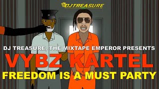 Vybz Kartel Mix 2024  FREEDOM PARTY  Vybz Kartel Freed From Prison [upl. by Barrington842]