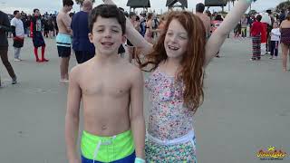 Polar Bear Plunge  Ocean Lakes Family Campground 2018 [upl. by Nylatsirhc621]