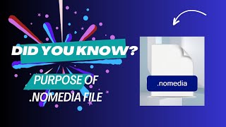 Discover the Purpose of nomedia Files Tamil nomedia file didyouknow hideunnecessaryfiles [upl. by Yates255]