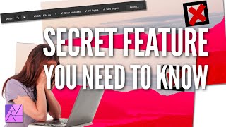 Secret Feature in the Affinity Photo Selection Brush [upl. by Grantham]