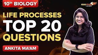 Life Processes Class 10 Science Biology Previous Year Questions for CBSE Board Exams 2023  BYJUS [upl. by Leavelle]