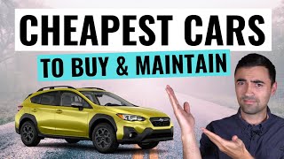 Top 10 Cheapest Cars to Buy and Maintain That Are Most Reliable [upl. by Gibbon]