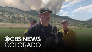 Incident commanders for Alexander Mountain Fire hold news conference [upl. by Zaragoza]