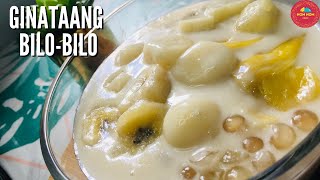 Ginataang BiloBilo Sticky Rice Balls in Coconut Milk [upl. by Vanhook]