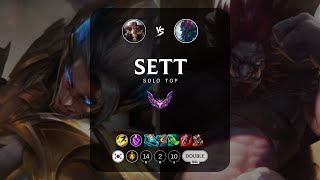 Sett Top vs Trundle  KR Master Patch 1324 [upl. by Lubet]