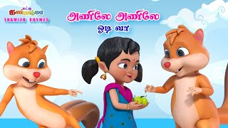 சுட்டி கண்ணம்மா அணிலே அணிலே ஓடி வா  Anile Anile Odi Vaa  Tamil Kids Rhymes amp Baby Songs [upl. by Rhodes395]