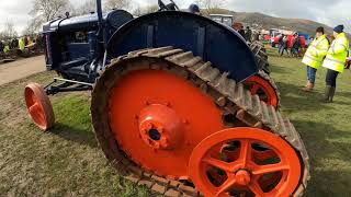 1946 Roadless Fordson E27N Roadless DG4 44Litre 4Cyl PetrolTVO Halftrack Tractor 27 HP [upl. by Ojok]