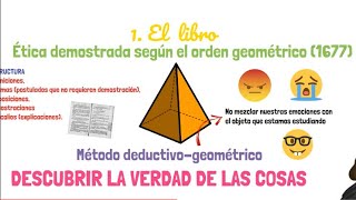 La Ética de Spinoza FÁCIL PARTE 1  Dios o Sustancia atributos modos la felicidad [upl. by Lucina]