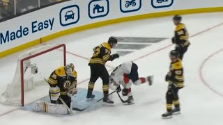 McAvoy roughs up Bennett after slash to Ullmark 2022  2023 Playoffs [upl. by Sitnik]