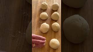 Michette  Milans golden bread rolls made from semola pasta dough baking pasta bread [upl. by Manvell]