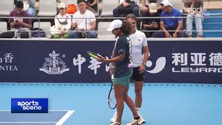 Japans Naomi Osaka training session for R32 match at 2024 China Open｜大坂 なおみ｜Tennis｜WTA 1000 [upl. by Haldeman]