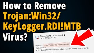 TrojanWin32KeyLoggerRDIMTB How to Manually Remove it [upl. by Ayatnohs]