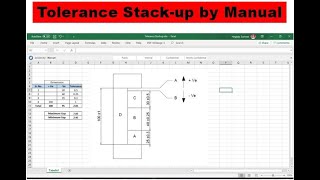 Tolerance Stack up By Manual Solidworks Tolerance Stackup [upl. by Esilram]