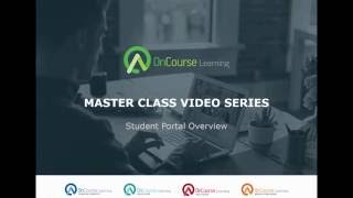 OnCourse Learning Technology Platform Student Portal Overview [upl. by Amarette]