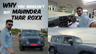 My New CAR Reveal ❤️  Real Drive Review of 5 Door Thar Roxx at 1299 Lakhs exposed [upl. by Anaya]