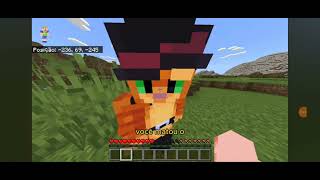 clarêncio irmão do jorel e Gato de botas no Minecraft YouTube [upl. by Arnaldo]