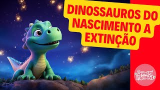 LIVRO VIVO DINOS DO NASCIMENTO A EXTINÇÃO 1  CRIANÇAS INTELIGENTES  JP KIDS [upl. by Arais]