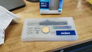 Review Bernzomatic ST550 Cordless Soldering Iron Kit  Home Depot Seeds Review [upl. by Airemat]