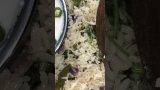 Today special bagara rice with raitha 🍚🤤🍛 Telangana style [upl. by Lugar19]