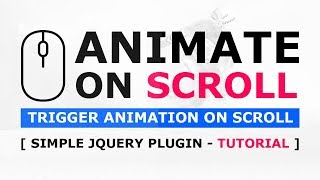 Animate On Scroll  Trigger CSS Animations On Scroll [upl. by Lindsy]