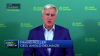 Ahold Delhaize CEO Seeing inflation and commodity prices moderating in US [upl. by Phoebe]