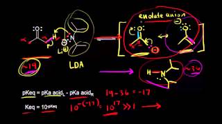 Enolate formation from ketones  Alpha Carbon Chemistry  Organic chemistry  Khan Academy [upl. by Jayson]