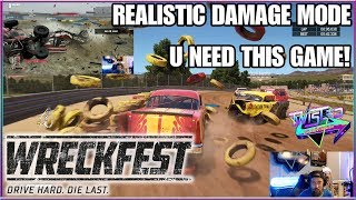 WreckFest PS4 Realistic Damage Mode More Carnage [upl. by Halilahk]