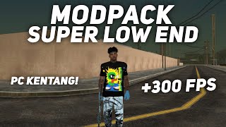 MODPACK GANGSTER GTA SAMP SUPER LOW END UNTUK PC KENTANG  GTA SAMP ROLEPLAY [upl. by Ladnar]