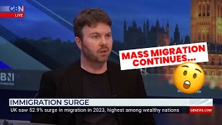 Mass migration into the UK continues at rapid speed [upl. by Arlee]