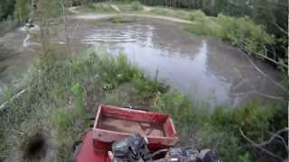 Honda Fourtrax Waterhole [upl. by Nrevel]