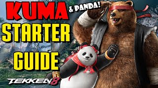 Kuma amp Panda Ultimate Starter Guide  Tekken 8 [upl. by Eiramllij]