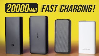 Best 20000mah Power Banks in India 2023⚡️RealTime Charging Test⚡️ [upl. by Volnay]