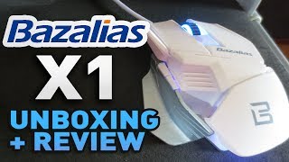 Bazalias X1  CHEAP 24 Gaming Mouse ► Unboxing  Review [upl. by Nairam161]