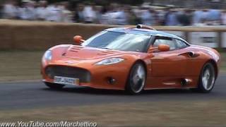 Spyker C8 Aileron Sound  Accelerations [upl. by Happ539]