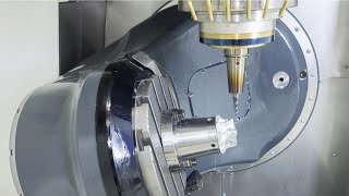 CNC Working Process Excellent Milling 5 Axis IMPELLER Machining Product [upl. by Oironoh]