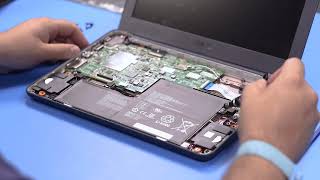 ASUS Chromebook C202XA Battery Replacement [upl. by Shabbir]