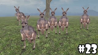 Wild Animals Online  Kangaroos Vs Carnivores  AndroidiOS  Gameplay Episode 23 [upl. by Nomad606]