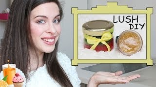 DIY LUSH Lippenpeeling Bubblegum amp Popcorn  LUSH Lip Scrub [upl. by Lisle612]