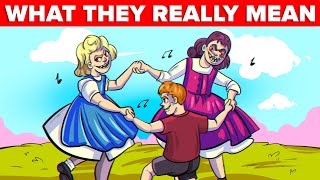 Actual Dark Messages Behind Nursery Rhymes [upl. by Earahc]