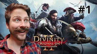 First Playthrough  Lets Play Divinity Original Sin 2 Episode 1 [upl. by Etnoj]