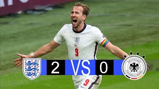 England vs Germany  20  extended highlights and Goals  Euro 2020 [upl. by Rolyab]