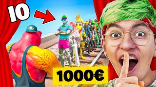 SONO ENTRATO DI NASCOSTO in UNA SFILATA DA 1000€ su FORTNITE [upl. by Reemas]